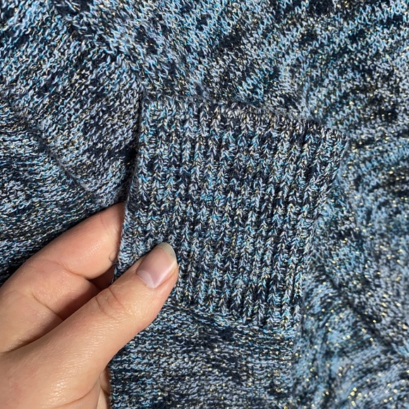 American Eagle Fireside marled speckled sweater with gold thread size XS - Picture 5 of 9